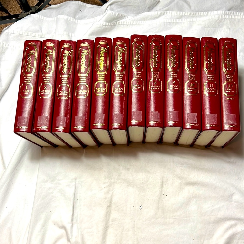 Masterplots revised second edition books by Frank Magill 12 volume used